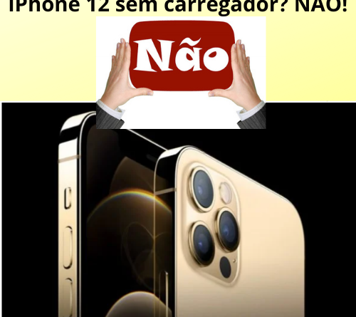 iPhone 12 sem carregador