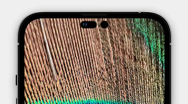 câmera frontal do iPhone 14