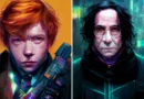 A rede neural transferiu os heróis de “Harry Potter” para o mundo do cyberpunk