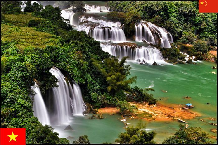 Cachoeiras entre a China e do Vietnã