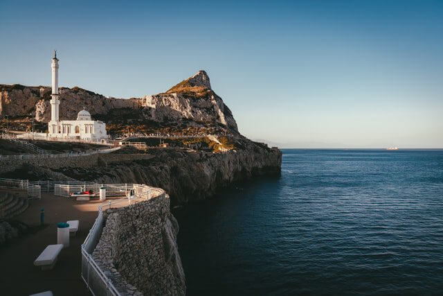 Gibraltar Reino Unido e fronteira espanhola